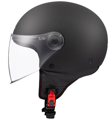 SCOOTER HELMET MT STREET S SOLID A1 MATT BLACK