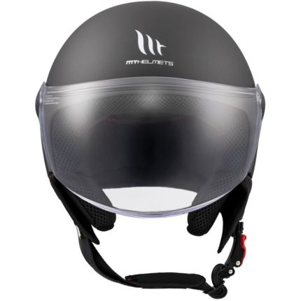 SCOOTER HELMET MT STREET S SOLID A1 MATT BLACK