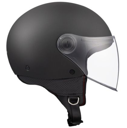 SCOOTER HELMET MT STREET S SOLID A1 MATT BLACK