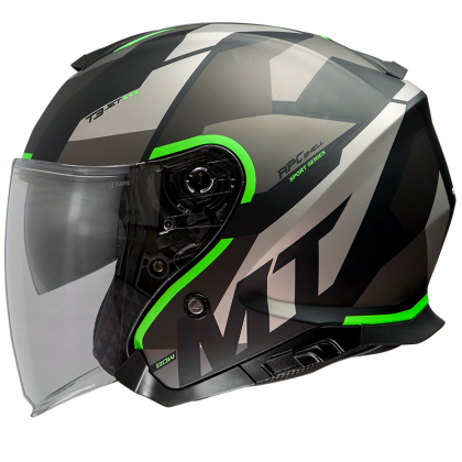 SCOOTER HELMET MT THUNDER 3 BOW MATT FLUO GREEN