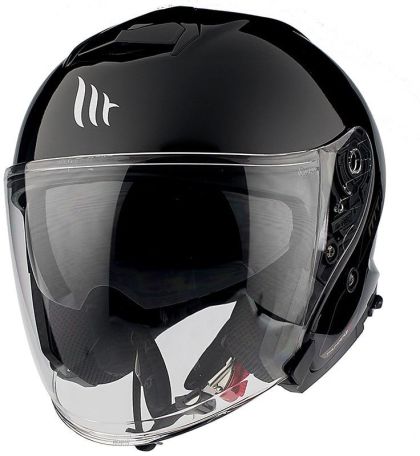 SCOOTER HELMET MT THUNDER 3 SOLID GLOSS BLACK