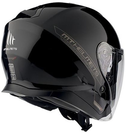 SCOOTER HELMET MT THUNDER 3 SOLID GLOSS BLACK