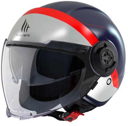 SCOOTER HELMET MT VIALE 68 UNIT MATT BLUE