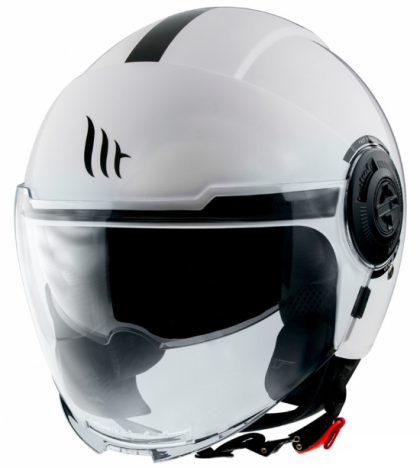 SCOOTER HELMET MT VIALE S SOLID A0 GLOSS WHITE