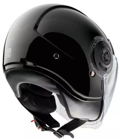 SCOOTER HELMET MT VIALE S SOLID A1 GLOSS BLACK