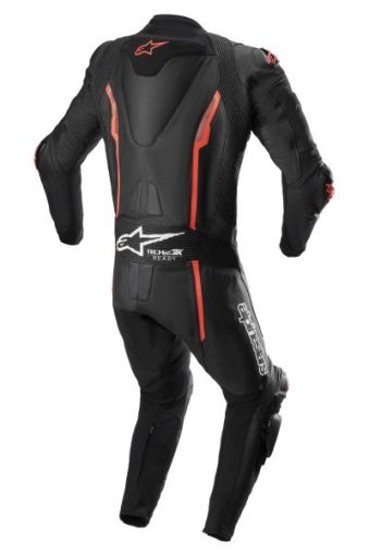 Φόρμες ALPINESTARS LEATHER TEAM MISSILE V2 BLACK/FLUO RED