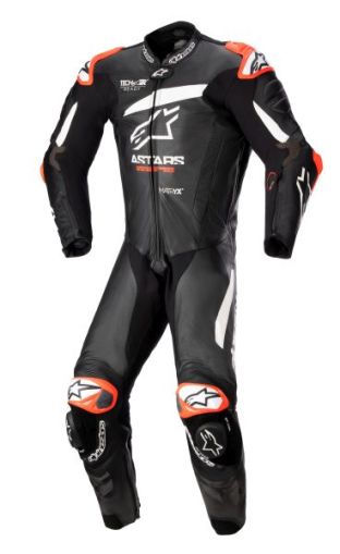 Kit piele ALPINESTARS GP PLUS V4 1PC - NEGRU/ALB