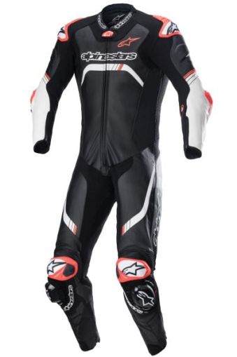 ALPINESTARS GP TECH V4 BLACK/WHITE leather kit