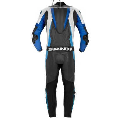 Кожен екип с гърбица SPIDI SPORT WARRIOR PERFORATED PRO WHITE/BLUE