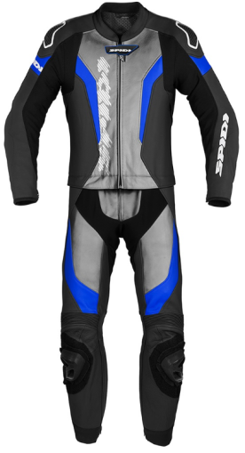 TEAM MOTOCICLETA PIELE SPIDI LASER TOURING Negru/Albastru 2BUC