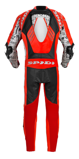 SPIDI TRACK Perforated REPLICA EVO RED/WHITE Camo Piele Echipament Moto