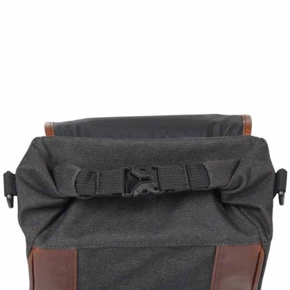 SHAD SR38 Cafe Racer Leather Saddlebag