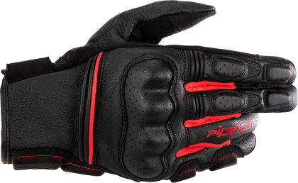 Mănuși din piele ALPINESTARS PHENOM BLACK/RED