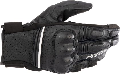 ALPINESTARS PHENOM-AIR BK/WT leather gloves