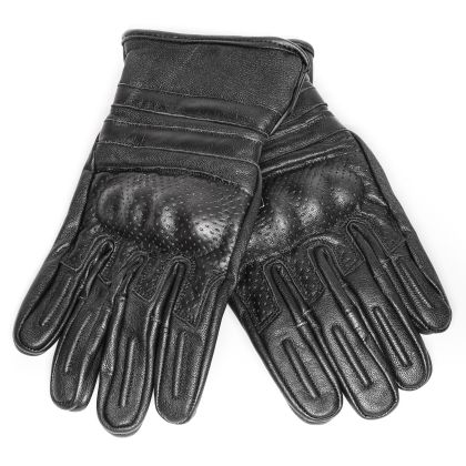 BLACK BIKE CAFE PERFORATED leather gloves