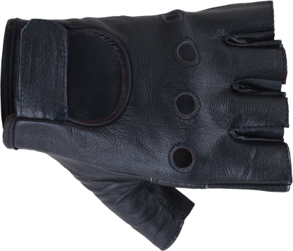 Leather gloves SECA RIDER BLACK