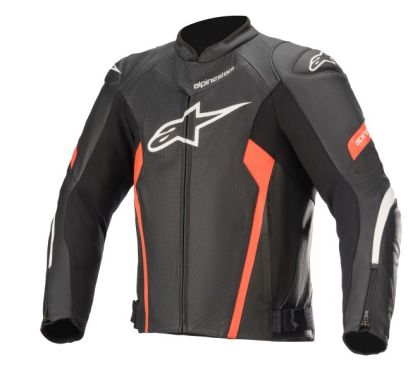 ALPINESTARS FASTER V2 AIRFLOW LEATHER JACKET BLACK/RED