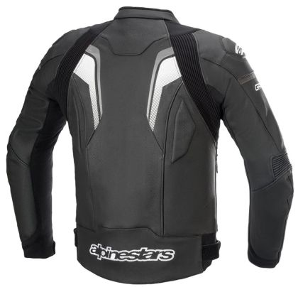 Кожено яке ALPINESTARS GP PLUS R V3 BLACK/WHITE