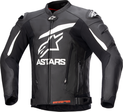 Geaca de piele ALPINESTARS GP PLUS R V4 NEGRU/ALB