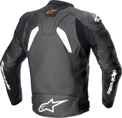 Geaca de piele ALPINESTARS GP PLUS R V4 NEGRU/ALB