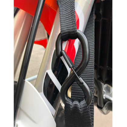 O'NEAL DE LUXE Tie Downs LOGO BLACK