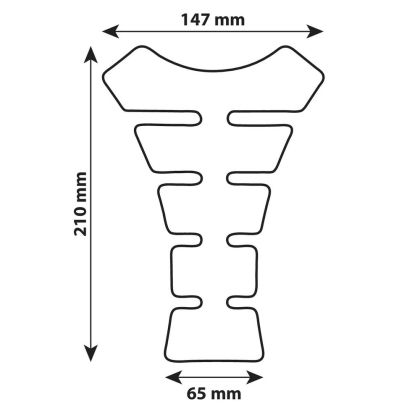 Лепенка за резервоар Pro-Tank X4  Black 90515