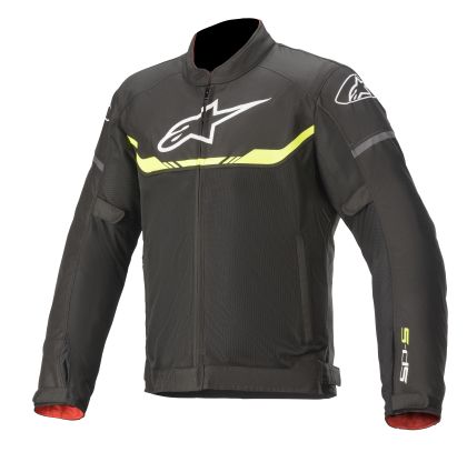 Summer motorcycle jacket ALPINESTARS T-SPS AIR BLACK/YELLOW