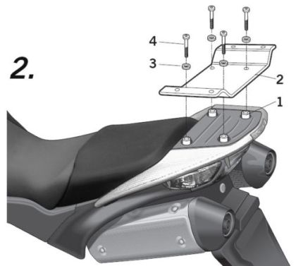 SHAD H0VF82ST case mounting kit