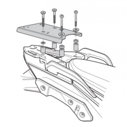 Kit de montare a carcasei SHAD K0DV17ST