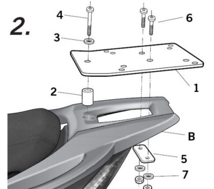 SHAD K0GL18ST Case Mounting Kit