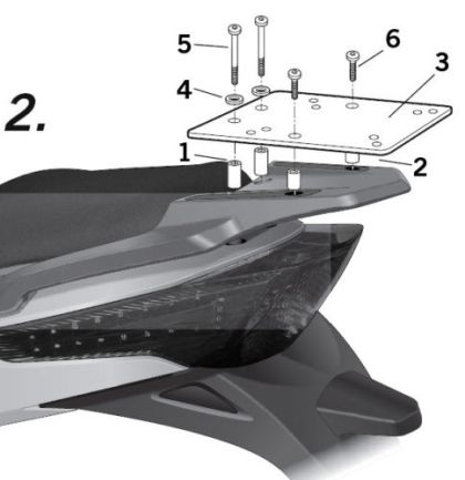 Kit de montare a carcasei SHAD K0PP10ST