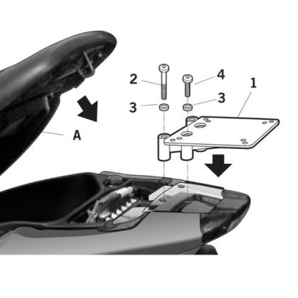 SHAD V0NR55ST Case Mounting Kit