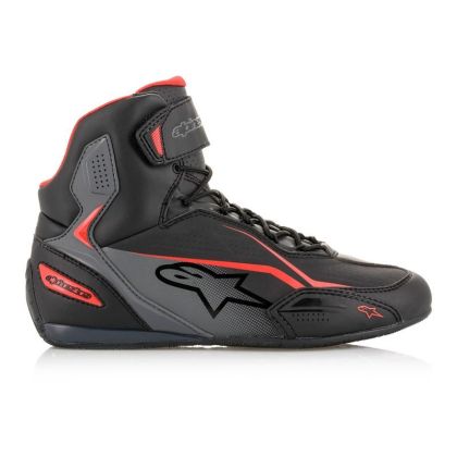 Motorcycle boots ALPINESTARS FASTER-3 BLACK/RED/GRAY