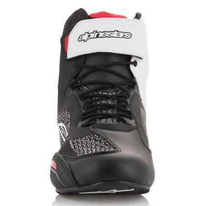 Motorcycle Boots ALPINESTARS FASTER-3 RIDEKNIT BLACK/WHITE/RED