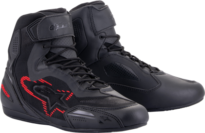 Motorcycle boots ALPINESTARS Faster-3 Rideknit RED/GREY/BLACK