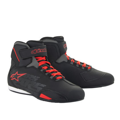 Motorcycle boots ALPINESTARS SECTOR BLACK/RED/GREY