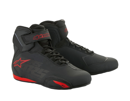 Motorcycle boots ALPINESTARS SECTOR RIDING BLACK/GRAY/RED