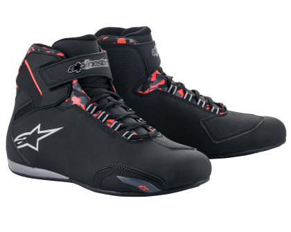 Cizme moto ALPINESTARS Sektor Waterproof BK/G/RD