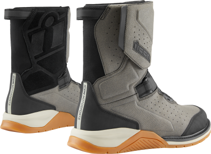 Moto boots ICON ALCAN WP CE GRAY