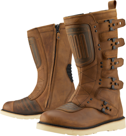 Motorcycle boots ICON ELSINORE2 - BROWN