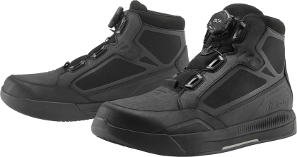 Motorcycle boots ICON PATROL3 WP CE BLACK