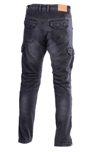 Motorcycle jeans SECA SQUARE SLIM FIT BLACK