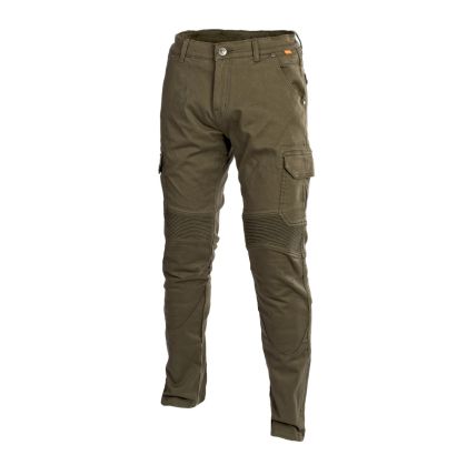 Motorcycle jeans SECA SQUARE SLIM FIT OLIVE