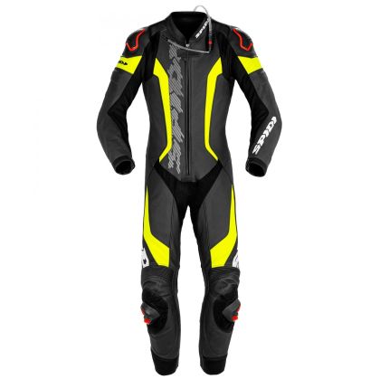 Мото екип SPIDI LASER PRO PERFORATED 1PC BLACK/FLUO YELLOW