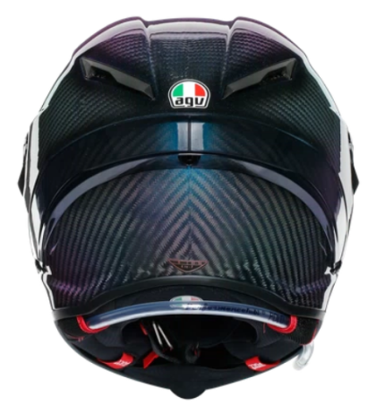 MOTORCYCLE HELMET AGV PISTA GP RR E2206 DOT - MONO IRIDIUM CARBON