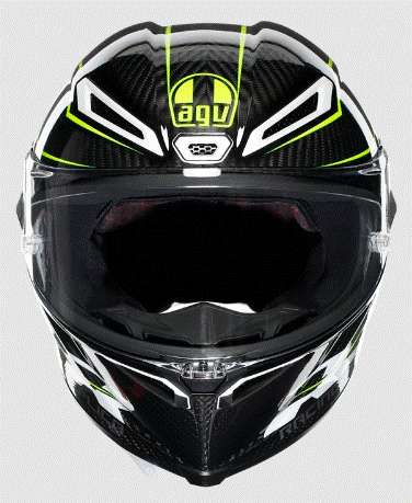 МОТО КАСКА AGV PISTA GP RR PERFORMANTE CARBON/YELLOW FLUO