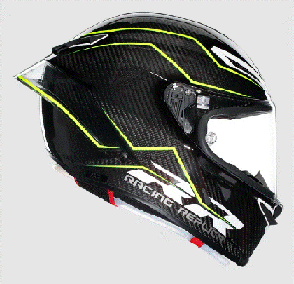 МОТО КАСКА AGV PISTA GP RR PERFORMANTE CARBON/YELLOW FLUO