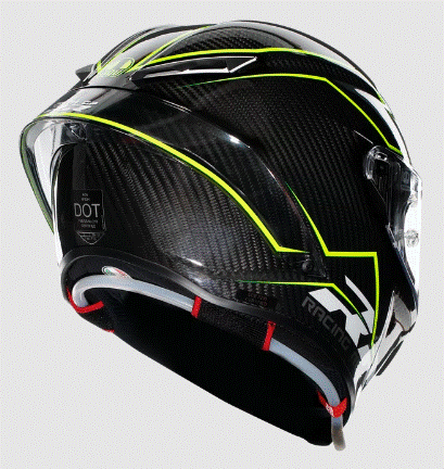 МОТО КАСКА AGV PISTA GP RR PERFORMANTE CARBON/YELLOW FLUO