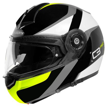 Κράνος μοτοσικλέτας SCHUBERTH C3 PRO SESTANTE YELLOW GLOSS