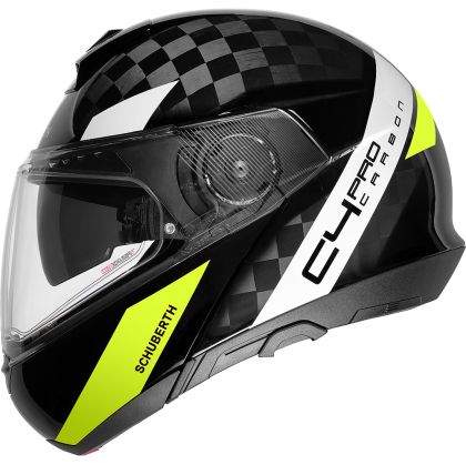 SCHUBERTH C4 PRO CARBON AVIO YELLOW motorcycle helmet